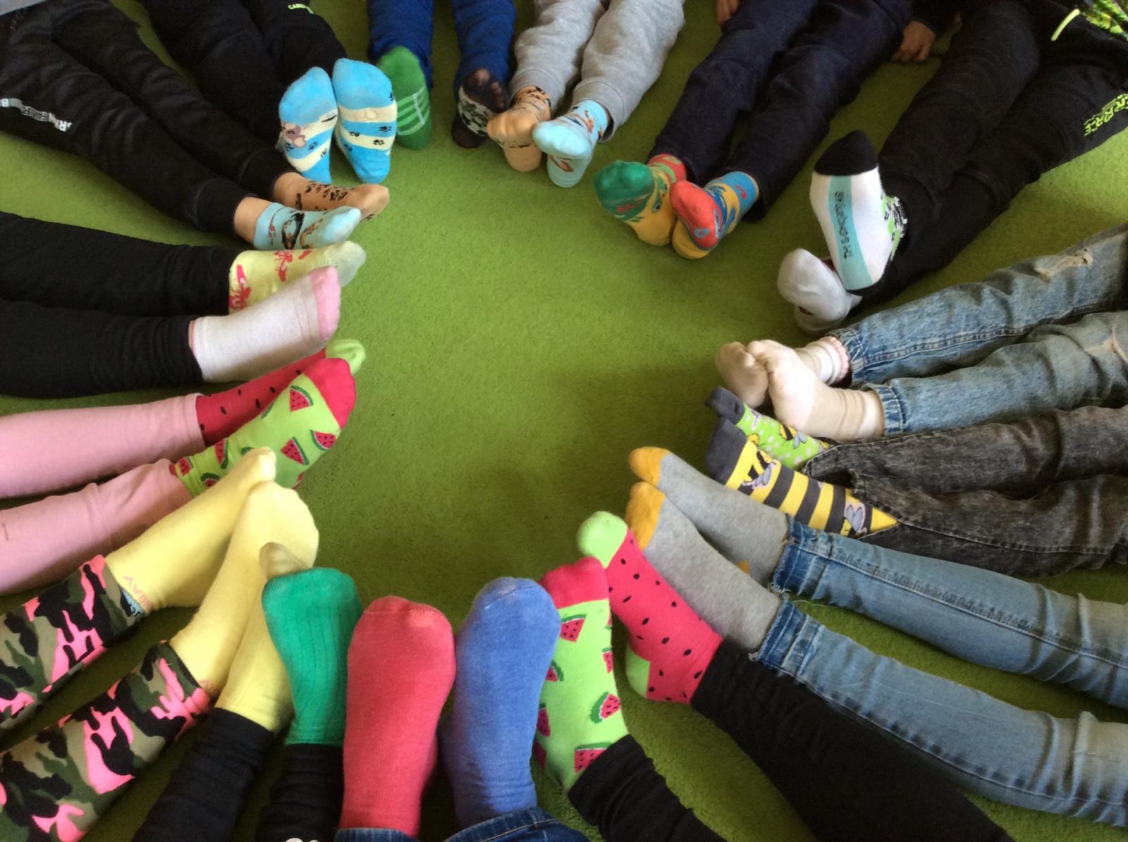 Ponožková výzva - světový den Downova syndromu