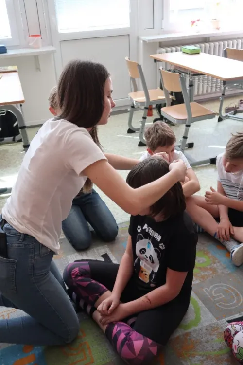 Návštěva studentek střední zdravotní školy