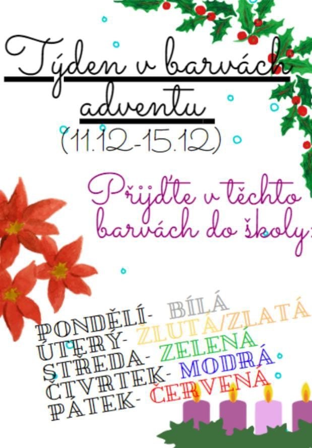 Týden v barvách adventu