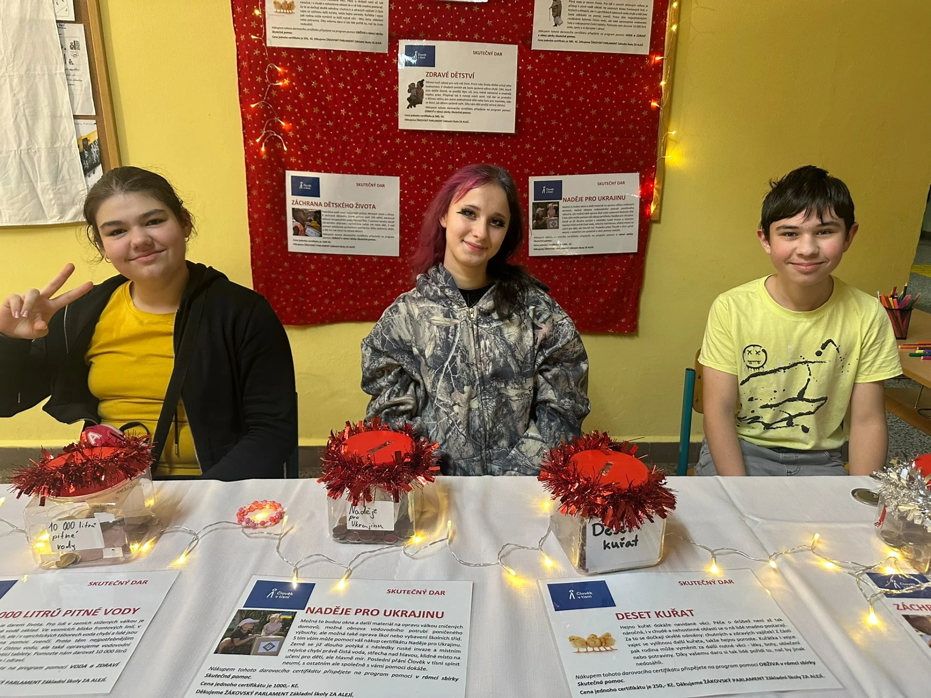 Děkujeme, že pomáháte